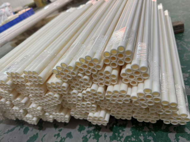 99% 99.7% Alumina Ceramic Tube Industrial Ceramic Thermocouple Tube